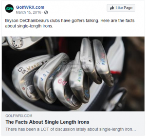 Club fitter/builder Ryan Barath's thoughts on single length irons over at GolfWRX.com