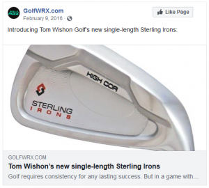 Introducing Tom Wishon Golf's new single-length Sterling Irons